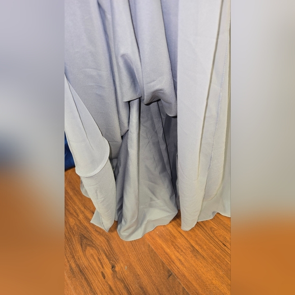 Windsor Blue Formal Gown Sweetheart Neckline Chiffon Size 16 Runs Small Fits 14 - Picture 10 of 15